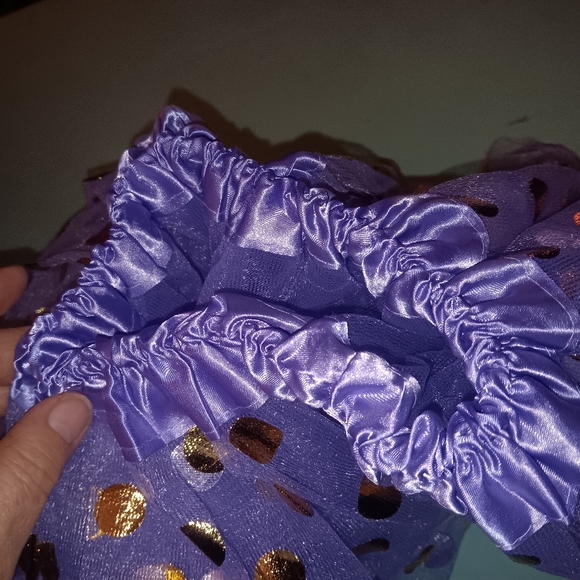 Girls size 7/8, purple chiffon tutu - Picture 2 of 3
